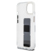Guess PU Grip Stand 4G Metal Kryt pre iPhone 15, Čierny