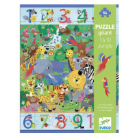 Puzzle - Džungľa od 1 do 10 - 54 ks