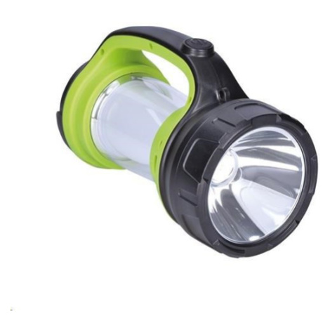 Solight LED svietidlo nabíjacie s lucernou, 3W Cree, 168lm + 200lm, zeleno-čierna