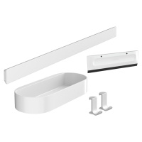 Hansgrohe WallStoris, sada do sprchy, biela matná, HAN-27967700