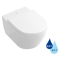 Wc závesné Villeroy & Boch Subway 2.0 zadný odpad 56001001