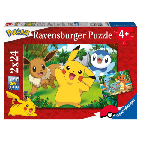 Ravensburger Puzzle Pokémon 2 x 24 dielikov