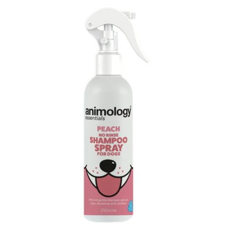 Animology Essentials Peach No Rinse bezoplachový šampón pre psy v spreji 250 ml