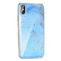 Silikónové puzdro Forcell Marble 3 pre Apple iPhone 11 Pro Max modré