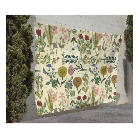 Pikniková deka Surdic Manta Picnic Botanical s motívom rastlín, 140 x 170 cm