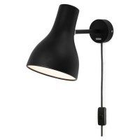 Anglepoise Type 75 nástenné so zástrčkou čierne