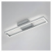 Stropné svietidlo Yoko LED, hore/dole, 70x13,5 cm, nikel