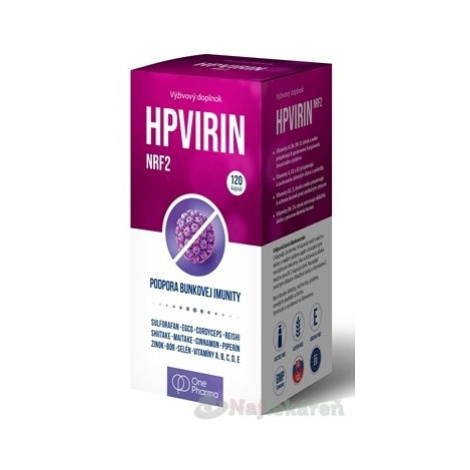 OnePharma HPVIRIN na imunitnú podporu cps 1x120 ks