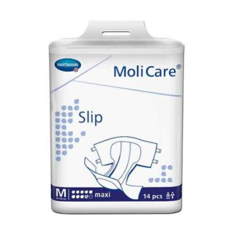 MOLICARE Slip maxi 9 kvapiek M inkontinenčné nohavičky 70 - 120 cm 3510 ml 14 ks