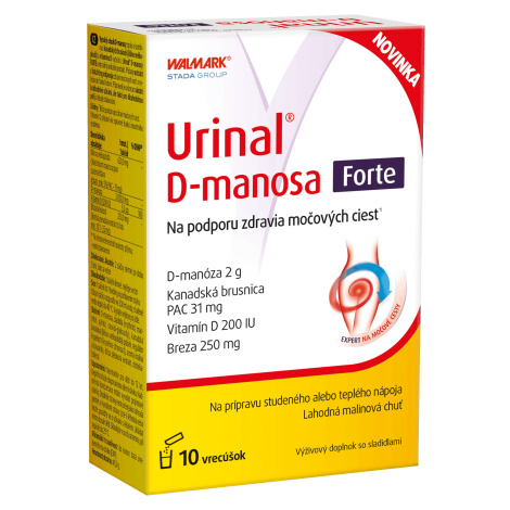 URINAL D-manosa Forte 10 vrecúšok