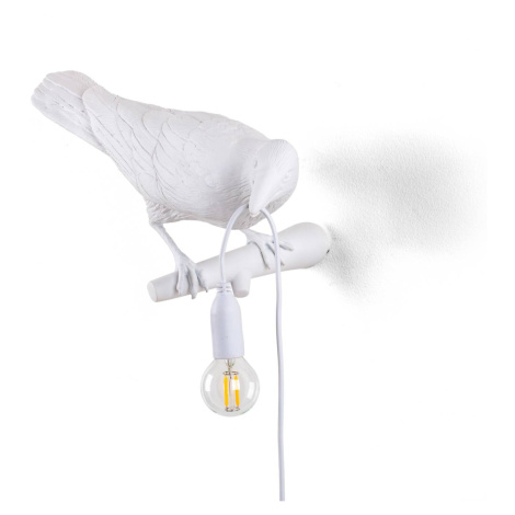 Vonkajšie LED svietidlo Bird Lamp, vpravo, biela SELETTI