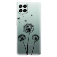 Odolné silikónové puzdro iSaprio - Three Dandelions - black - Samsung Galaxy M53 5G