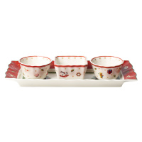 Vianočné misky na dip s táckou, set 4ks, kolekcia Toy's Delight - Villeroy & Boch