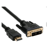 Kabel C-TECH HDMI-DVI, M/M, 1,8m