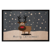Rohožka Hanse Home Merry Christmas Reindeer, 40 x 60 cm