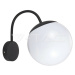 Nástenná lampa 1*E27 Matt Black Opal C Ball Up VT-1223 (V-TAC)