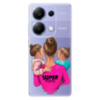 Odolné silikónové puzdro iSaprio - Super Mama - Two Girls - Xiaomi Redmi Note 13 Pro