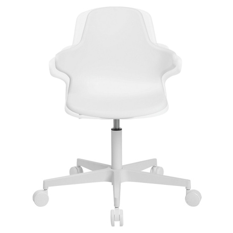 Biele kancelárske stoličky