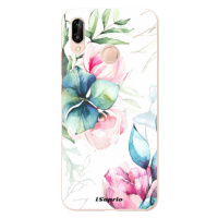 Odolné silikónové puzdro iSaprio - Flower Art 01 - Huawei P20 Lite