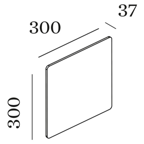 WEVER & DUCRÉ Miles 3.0 Wall 30x30cm mramor biely