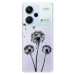 Odolné silikónové puzdro iSaprio - Three Dandelions - black - Xiaomi Redmi Note 13 Pro+ 5G