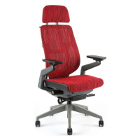 OFFICE PRO kancelárska stolička KARME MESH SP červená, č. AOJ1828s – záruka 12 mesiacov – vystav