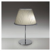 Artemide Choose stolová lampa, pergamen/chróm