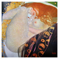 Obraz - reprodukcia 45x45 cm Danae, Gustav Klimt – Fedkolor