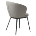 Furniria 25787 Dizajnová stolička Danika taupe - ekokoža