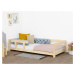 Benlemi Detská posteľ STUDY Zvoľte farbu: Biela, Rozmer: 120x200 cm