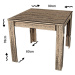 Jedálenský stôl Single 90 cm dub