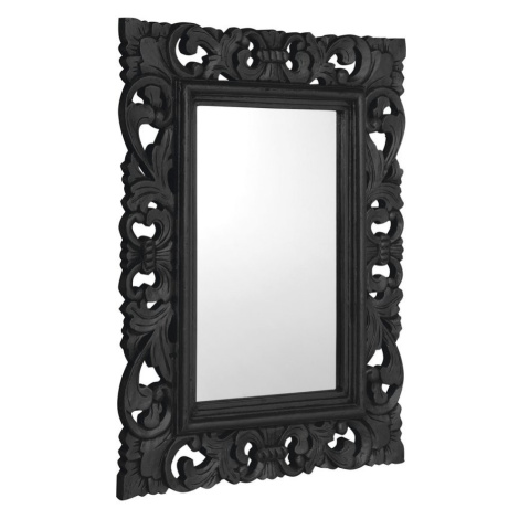 SAPHO - SAMBLUNG zrkadlo v ráme, 60x80cm, čierna IN128