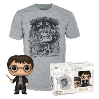 Funko POP! & Tee Box: Harry Potter - Harry Potter S (Metallic)