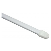 Vitrážna tyč rozťažná, plochá 11 mm biela, 30 - 40 cm