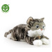 Plyšová mourovatá mačka šedá 40 cm ECO-FRIENDLY