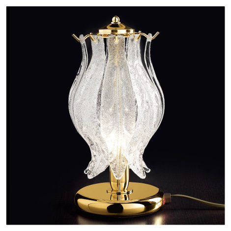 Stolná lampa Petali muránske sklo 31 cm PATRIZIA VOLPATO