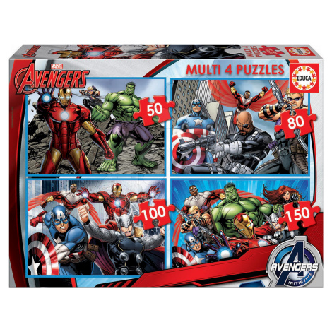 Detské puzzle Avengers Educa 50-80-100-150 dielov 16331