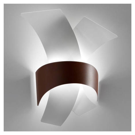 Calypso - LED nástenné svietidlo z kovových oblúkov Selene