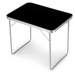 Kempingový skladací stôl Tena 70x50 cm čierny