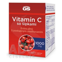 GS Vitamín C 1000 mg so šípkami 60TBL