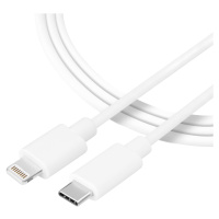 Kábel Tactical Smooth Thread Cable USB-C/Lightning 2m, Biely