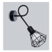 Čierne nástenné svietidlo ø 10 cm Varpu – Nice Lamps