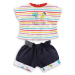 Oblečenie T-shirt & Shorts Little Artist Ma Corolle pre 36 cm bábiku od 4 rokov