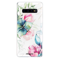 Odolné silikónové puzdro iSaprio - Flower Art 01 - Samsung Galaxy S10+
