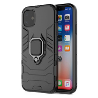 Odolné puzdro na Motorola Moto G9 Plus Defender Ring Armor čierne