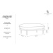 Béžový zamatový taburet Auguste – Interieurs 86
