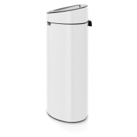 Biely dotykový oceľový odpadkový kôš 40 l Touch Bin – Brabantia