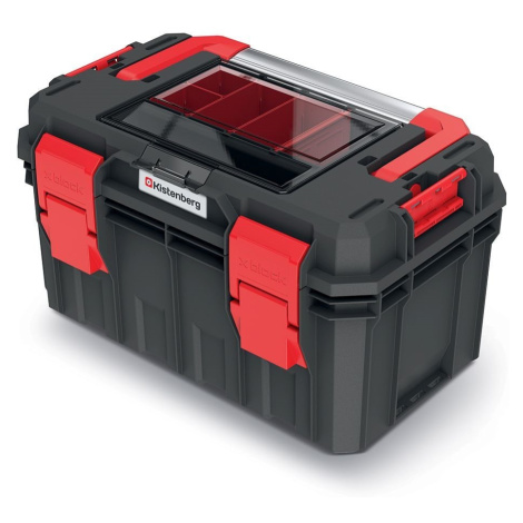 Kufr na nářadí XEBLOCCK SOLLID 45 x 28 x 26,4 cm černo-červený Prosperplast