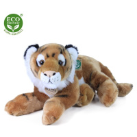 Rappa Plyšový tiger ležiaci 36 cm Eco Friendly