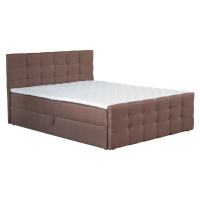 Boxspringová posteľ, 180x200, hnedá, BEST